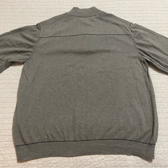 Cutter & Buck Baylor University Gray Broadview Half Zip Sweater Size XL MCS01424 - Picture 12 of 12